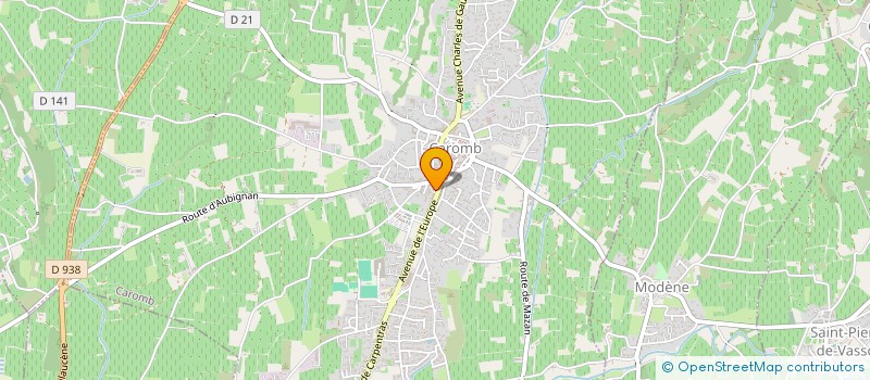 localisation de l'entreprise MONSIEUR JACK RIPERT  CAROMB