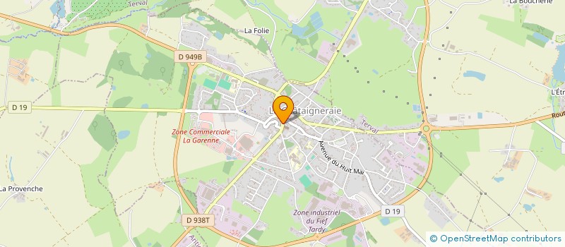 localisation de l'entreprise MONSIEUR JACK ROLIN à LA CHATAIGNERAIE
