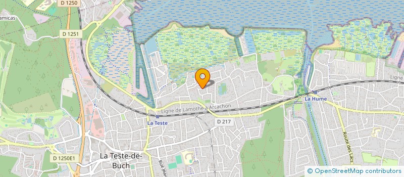 localisation de l'entreprise MONSIEUR JACK RONDY à LA TESTE-DE-BUCH