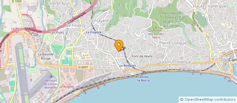 localisation de l'entreprise MONSIEUR JACK SANCHEZ à CANNES