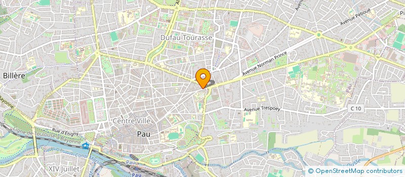 localisation de l'entreprise MONSIEUR JACK SAWA  PAU