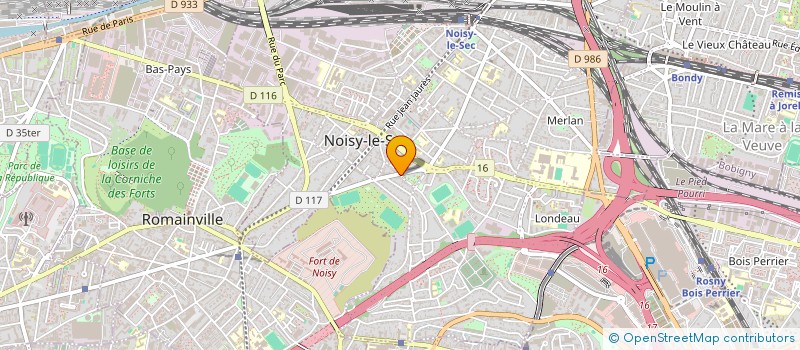 localisation de l'entreprise MONSIEUR JACK SIMS à NOISY-LE-SEC