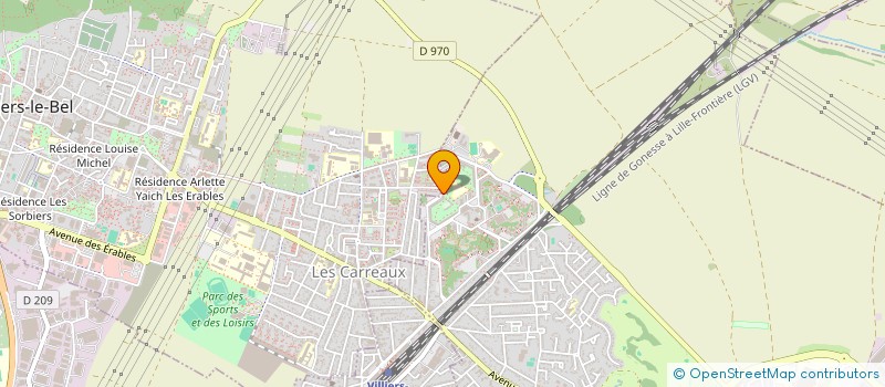 localisation de l'entreprise MONSIEUR JACK STOPYRA  GONESSE