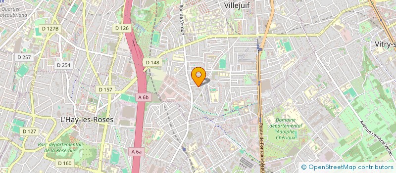 localisation de l'entreprise MONSIEUR JACK THINEY  VILLEJUIF