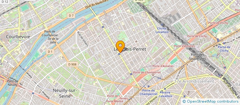 localisation de l'entreprise MONSIEUR JACK TONSO à LEVALLOIS-PERRET