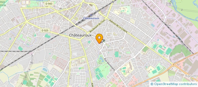 localisation de l'entreprise MONSIEUR JACK VAN DEN DOOREN à CHATEAUROUX