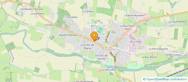 localisation de l'entreprise MONSIEUR JACK VANNIER à LOIREAUXENCE