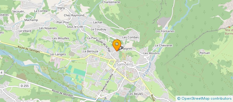 localisation de l'entreprise MONSIEUR JACK YOULDON  SAMOENS