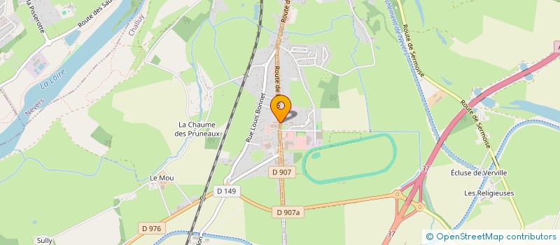 localisation de l'entreprise MONSIEUR JACKI BEZIN  SERMOISE-SUR-LOIRE