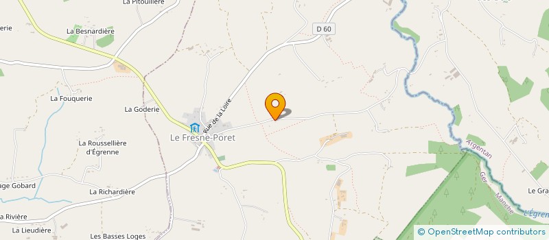 localisation de l'entreprise MONSIEUR JACKI DESDOITS  LE FRESNE-PORET