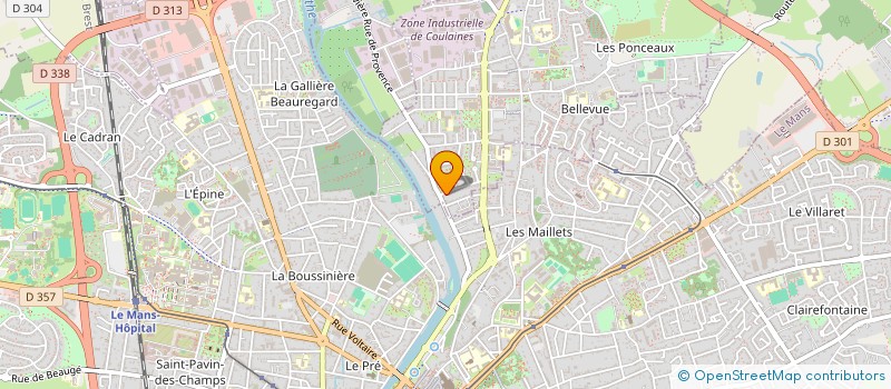 localisation de l'entreprise MONSIEUR JACKI EGBERT  COULAINES