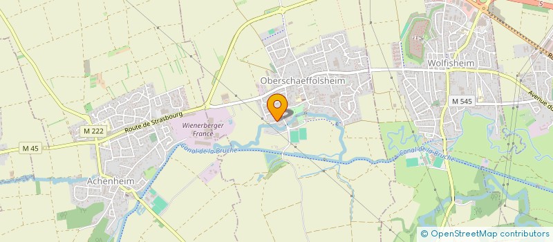 localisation de l'entreprise MONSIEUR JACKI SCHWARTZ  OBERSCHAEFFOLSHEIM
