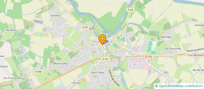 localisation de l'entreprise MONSIEUR JACKIE AIRAUD  MONTRICOUX