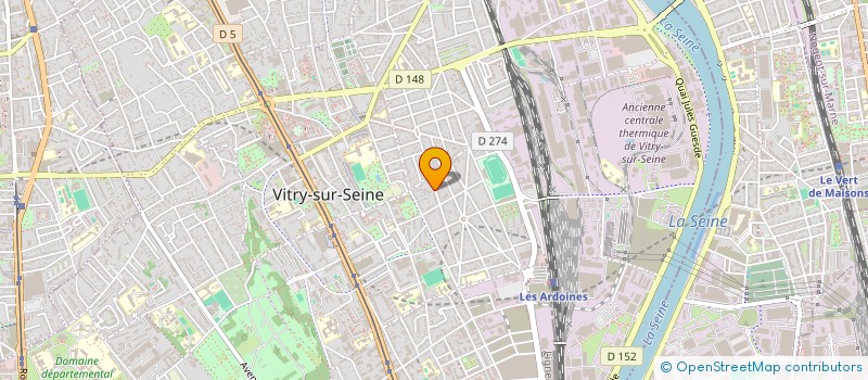 localisation de l'entreprise MONSIEUR JACKIE ANTIPOUL à VITRY-SUR-SEINE