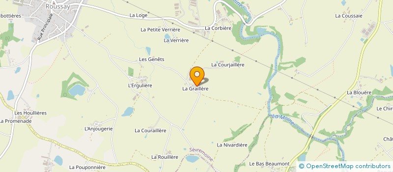 localisation de l'entreprise MONSIEUR JACKIE BAUMARD  SEVREMOINE