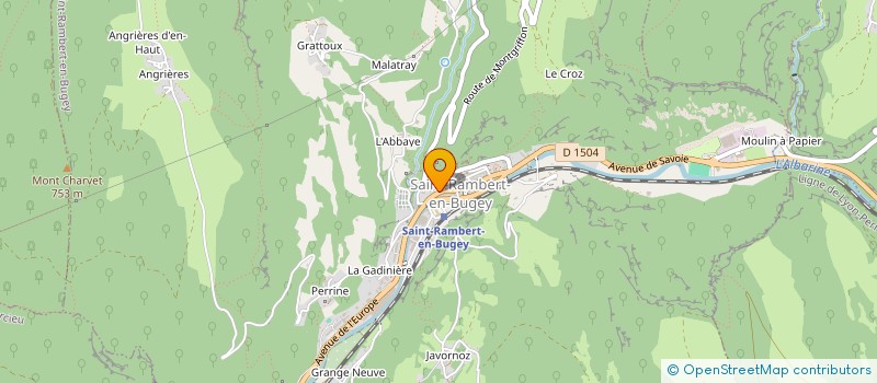 localisation de l'entreprise MONSIEUR JACKIE BERNARDINI à SAINT-RAMBERT-EN-BUGEY