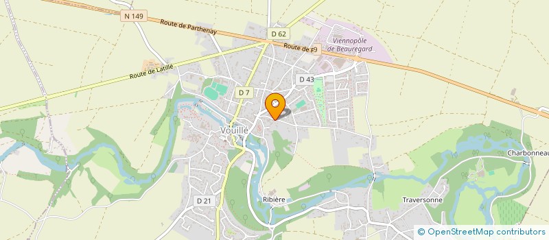 localisation de l'entreprise MONSIEUR JACKIE BILBEAU  BERUGES