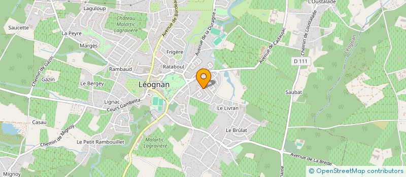 localisation de l'entreprise MONSIEUR JACKIE BLANCHARD  LEOGNAN