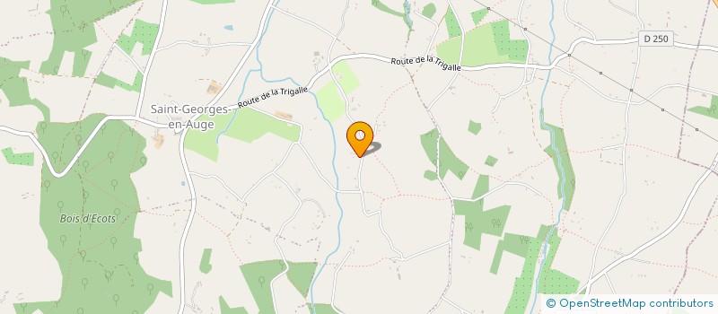 localisation de l'entreprise MONSIEUR JACKIE BOISGONTIER  SAINT-PIERRE-EN-AUGE