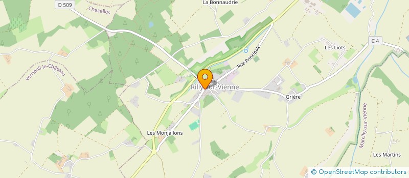 localisation de l'entreprise MONSIEUR JACKIE BOUYER  RILLY-SUR-VIENNE