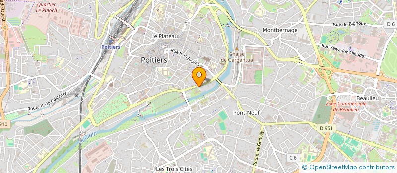 localisation de l'entreprise MONSIEUR JACKIE BROSSARD  POITIERS