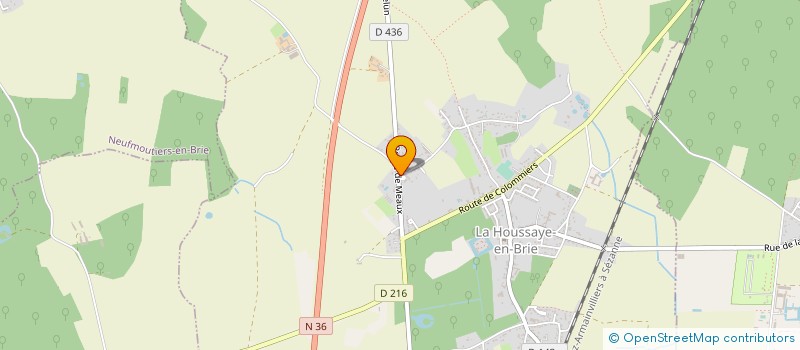 localisation de l'entreprise MONSIEUR JACKIE BROUST  LA HOUSSAYE-EN-BRIE