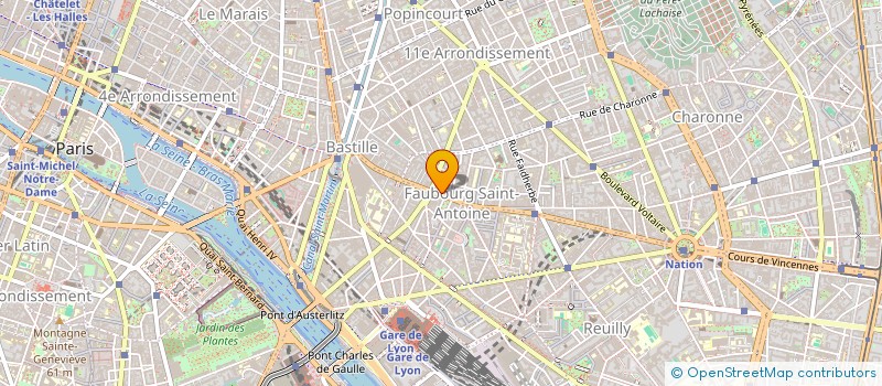 localisation de l'entreprise MONSIEUR JACKIE CHAMPION  PARIS 11