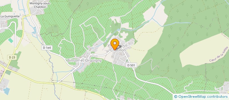 localisation de l'entreprise MONSIEUR JACKIE CHEVALIER  COEUR-DE-LA-VALLEE