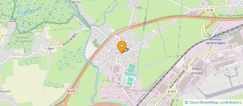 localisation de l'entreprise MONSIEUR JACKIE CHIRA  TRIGNAC