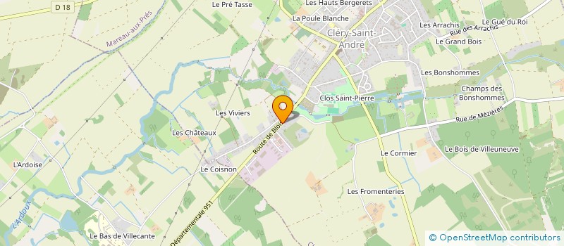 localisation de l'entreprise MONSIEUR JACKIE DENIAU  DRY