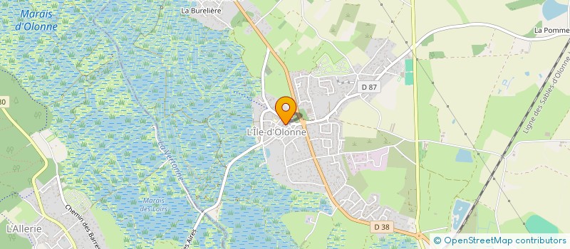 localisation de l'entreprise MONSIEUR JACKIE DUPONT à L'ILE-D'OLONNE
