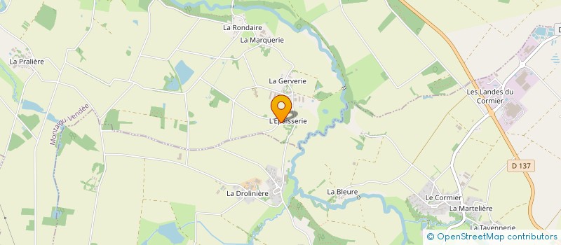 localisation de l'entreprise MONSIEUR JACKIE DURAND à MONTAIGU-VENDEE