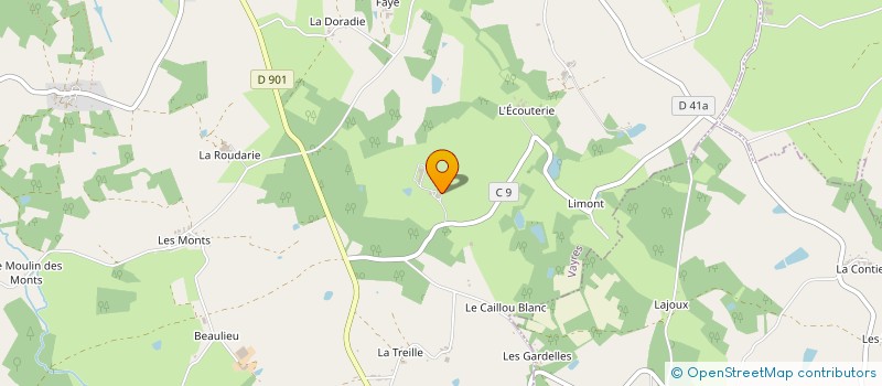 localisation de l'entreprise MONSIEUR JACKIE DUTHEIL  VAYRES