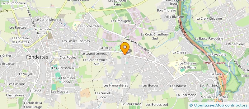 localisation de l'entreprise MONSIEUR JACKIE FAICHAUD à FONDETTES