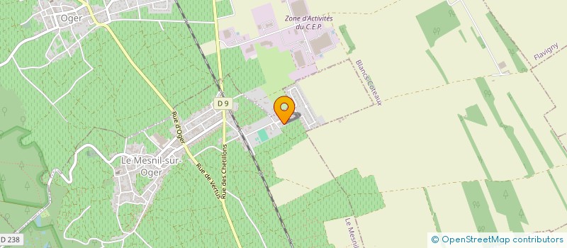 localisation de l'entreprise MONSIEUR JACKIE FARRONA  LE MESNIL-SUR-OGER