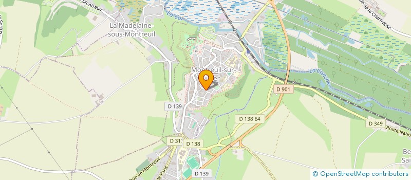 localisation de l'entreprise MONSIEUR JACKIE FAUQUEMBERGUE  MONTREUIL-SUR-MER