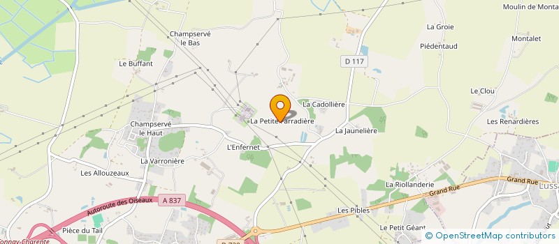 localisation de l'entreprise MONSIEUR JACKIE GAUTIER à LUSSANT