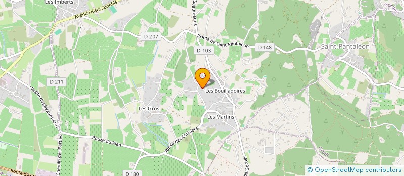 localisation de l'entreprise MONSIEUR JACKIE GRANIER à GORDES