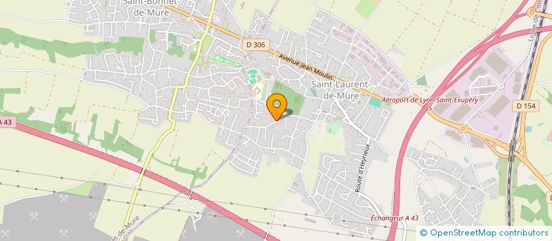 localisation de l'entreprise MONSIEUR JACKIE GROUSSET  SAINT-LAURENT-DE-MURE