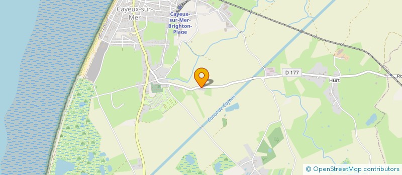 localisation de l'entreprise MONSIEUR JACKIE HUBERT à CAYEUX-SUR-MER