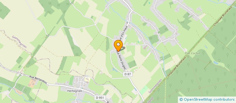 localisation de l'entreprise MONSIEUR JACKIE KUNZ  GOMMEGNIES