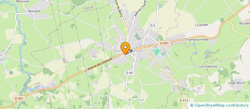 localisation de l'entreprise MONSIEUR JACKIE LAFONT à DUN-LE-PALESTEL