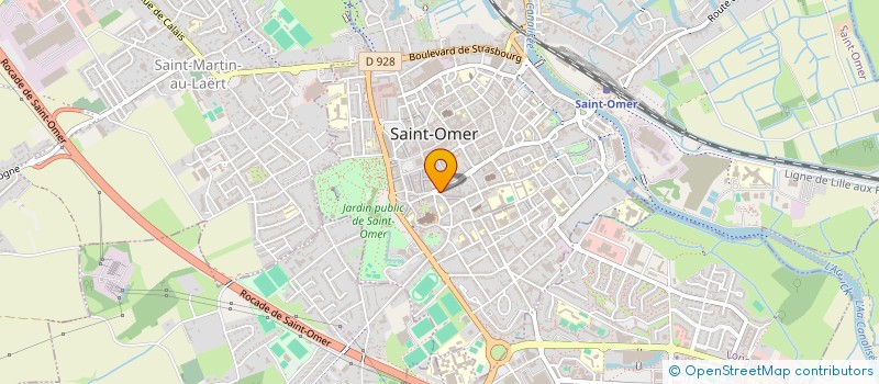 localisation de l'entreprise MONSIEUR JACKIE LEHOUX à SAINT-OMER