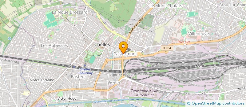 localisation de l'entreprise MONSIEUR JACKIE NARDEAU  CHELLES