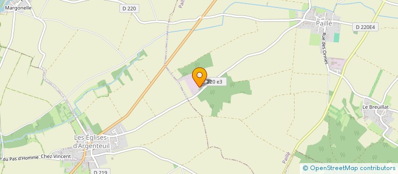 localisation de l'entreprise MONSIEUR JACKIE RICHARD  DAMPIERRE-SUR-BOUTONNE