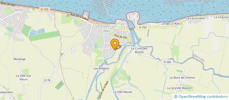localisation de l'entreprise MONSIEUR JACKIE SALARDAINE à LE VIVIER-SUR-MER