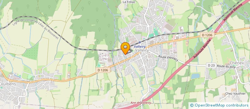 localisation de l'entreprise MONSIEUR JACKIE THIKONE  VALLEIRY