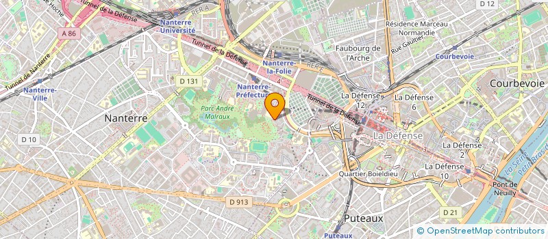 localisation de l'entreprise MONSIEUR JACKIE THORAVAL à NANTERRE