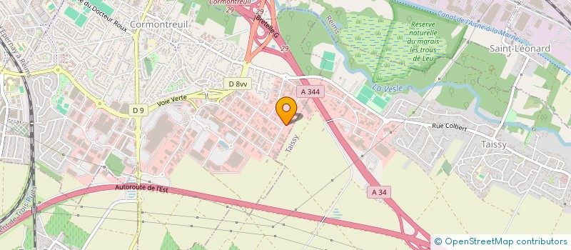 localisation de l'entreprise MONSIEUR JACKIE VALLET  CORMONTREUIL