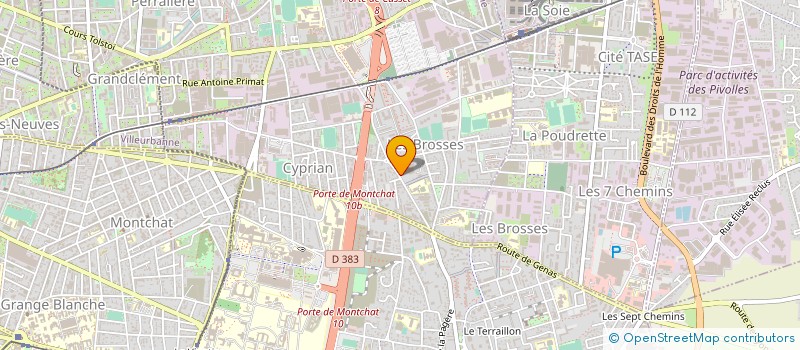 localisation de l'entreprise MONSIEUR JACKSON BEQUERIE  VILLEURBANNE